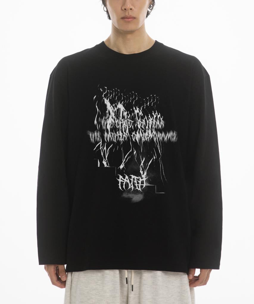 Paensyo Faith Overfit Long Sleeve - Black