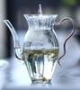 240ml Imitate Song Heat-resistant Glass Teapot High Borosilicate Glass Brewing Flower Tea Pot Chinese Kungfu Tea Set