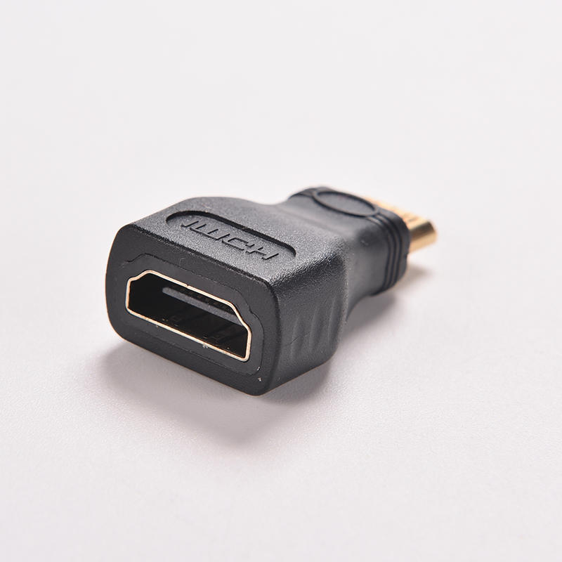 1 vnt. skirtas HDTV mini HDMI C tipo tėtis į HDMI A tipo mama adapterio jungtis