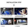 1 Pair Led Number Plate Light For Volvo C70 S40 S60 S80 V50 V60 V70 Xc60 Xc70 Xc90