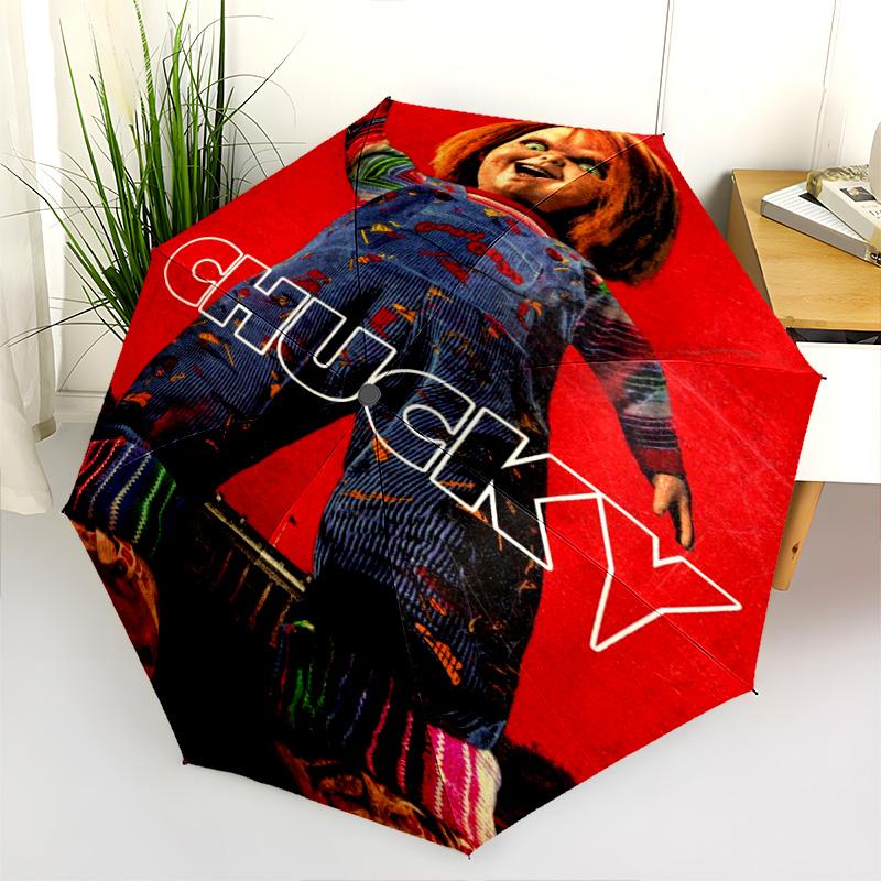Chucky's Deadly Return Folding Umbrella Umbrella Suitable for All Seasons Travel Umbrella Gift