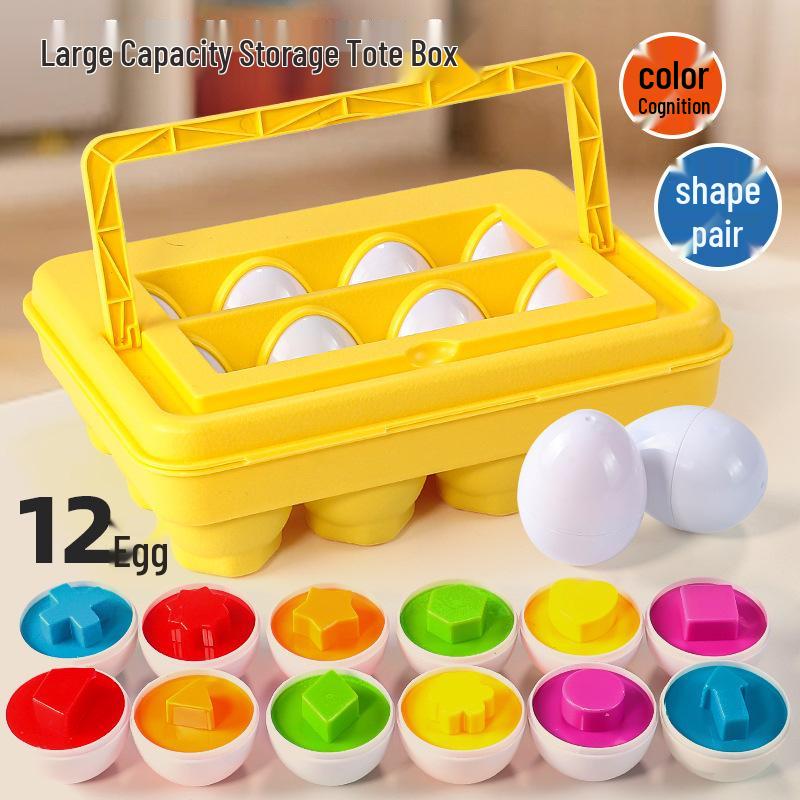 Smart Egg Shape Toy for Early Education: Number & Color Matching for Ages 1-3