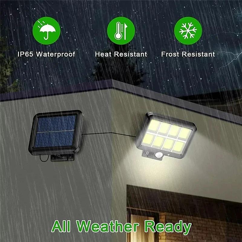 LED Split Solar Wall Lamp Villa Courtyard Lighting Street Lamp Waterproof Outdoor Garden Bright Intelligent Induction Light