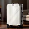 Women's Sturdy & Durable Aluminum Trolley Case With Universal Wheels & Combination Lock - 20” Carry-On