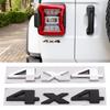 Autocollants Insigne de Coffre de Voiture en Métal 3D Pour Jeep 4X4 Lettres Emblème Logo Grand Cherokee Overland Compass Wrangler Accessoires qa1