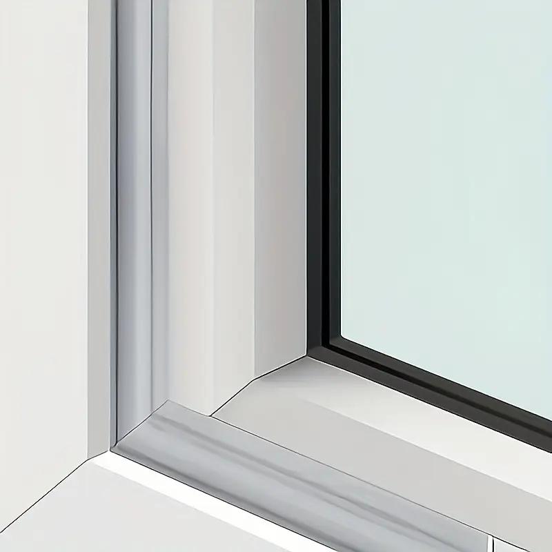 Self-Adhesive Weather Stripping for Windows & Doors - Windproof  Dustproof  Rain Barrier & Noise Reduction Sealant Tape