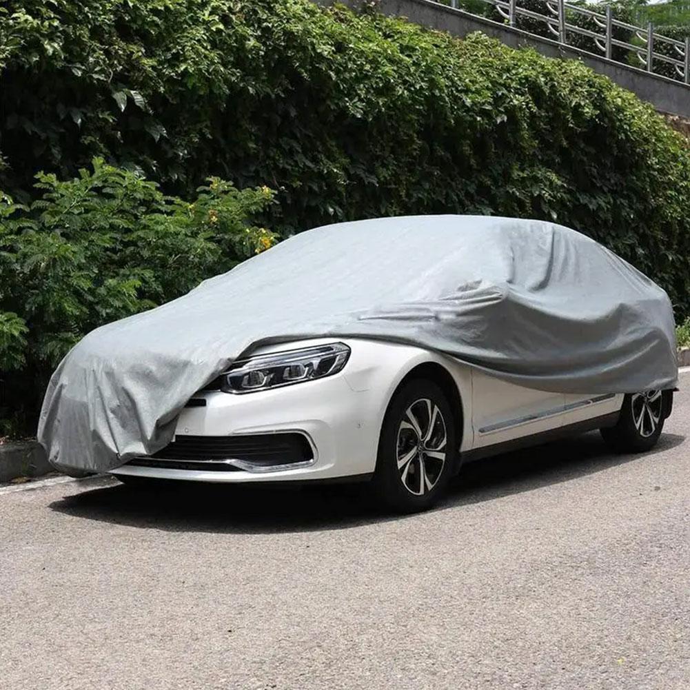 General Car Clothing Car Use PEVA Single Layer Sunshade Cover Rainproof Waterproof Sunscreen Car Cover