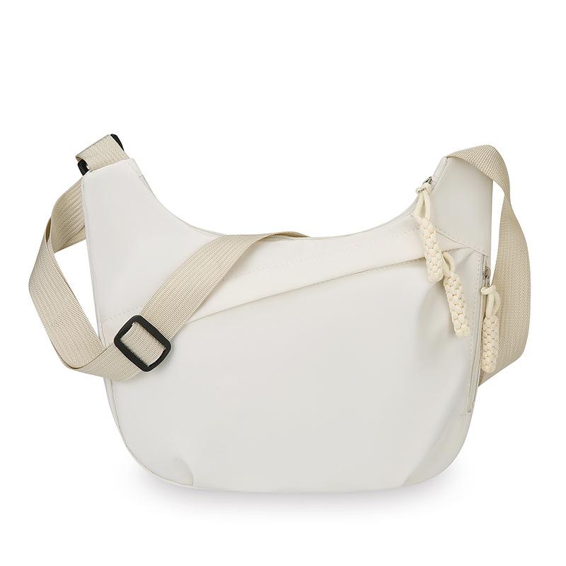1 Stück Neue Einfache Pendler-Umhängetasche Damen Große Kapazität Einfarbige Schultertasche Student Klasse Lässig Knödeltasche