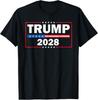 Donald Trump 2028 President American Flag Pro Trump Vintage T-Shirt Unisex T-Shirt