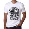 Men’s Vintage Tee Shirt Graphic T Shirt California Trading 1976 White