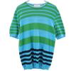 TOMORROWLAND Made In Japan Border Pattern Short Sleeve Summer Sweater Men's Used
