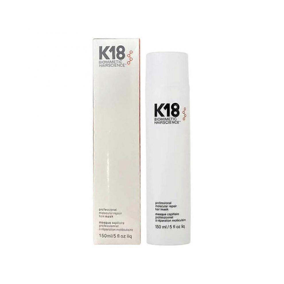 (150 ml)Masque capillaire réparateur moléculaire sans rinçage K18 avec technologie peptidique pour tous les types de cheveux Traitement 4 minutes moins