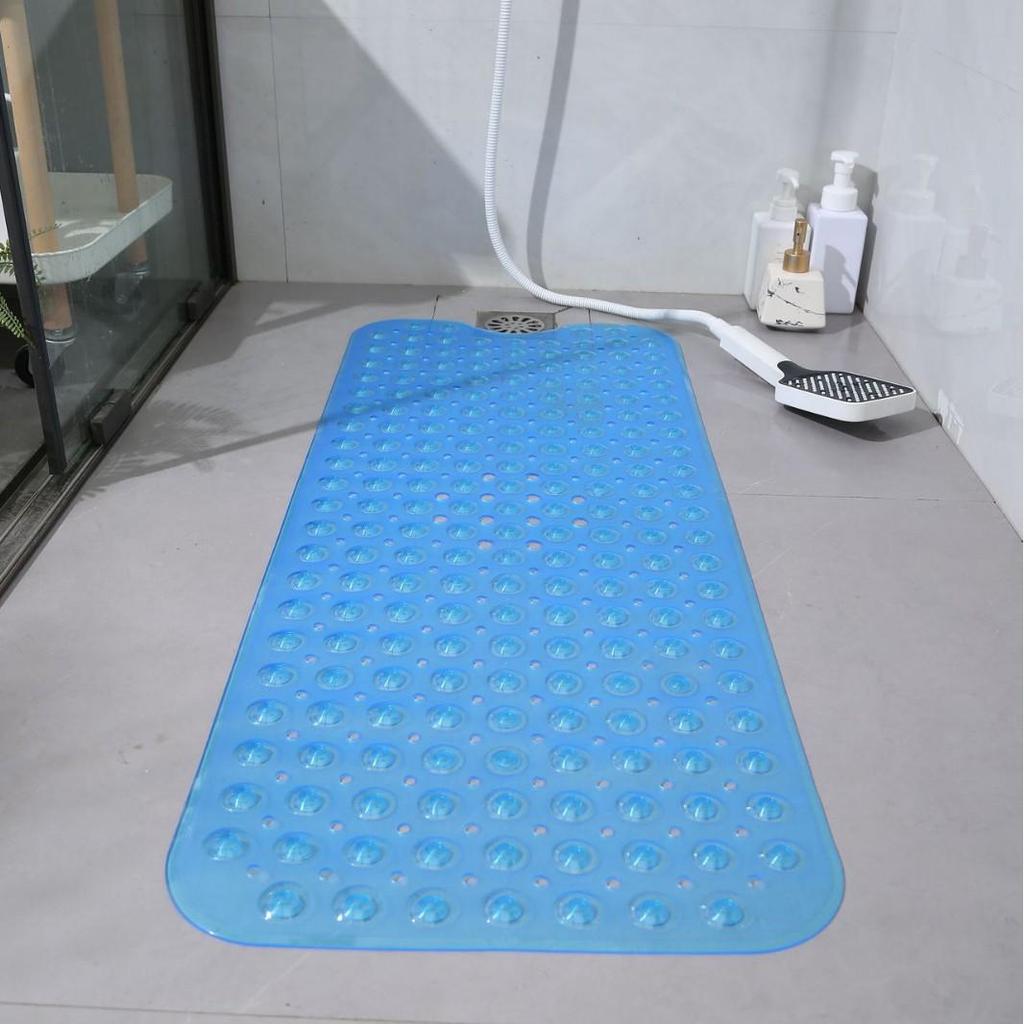 Protiskluzová koupelnová PVC podložka s přísavkami, 100x40 cm, pro vany