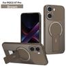 Für Mi POCO X7 Pro Unsichtbare Ständerhülle Für Mi POCO F7 Pro F7 Ultra X6 C61 Magnetische Harte Sturzsichere Hülle