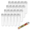 Travel Aluminum Caps Empty Bath Salts Vial Refillable Bottle Test Tube Separate Bottling