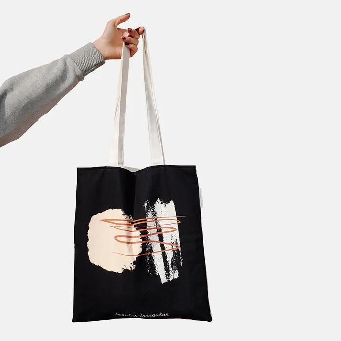 BLACK REGULAR PATTERN BAG