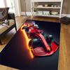 Raceauto Patronen Tapijt voor Woonkamer Slaapkamer Modern Antislip Wasbaar Huisdecoratie Vloerkleed voor Auto Vloerbedekking
