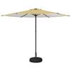 Garden Umbrella with Base 300 X 300 Cm Polyester Rectangular