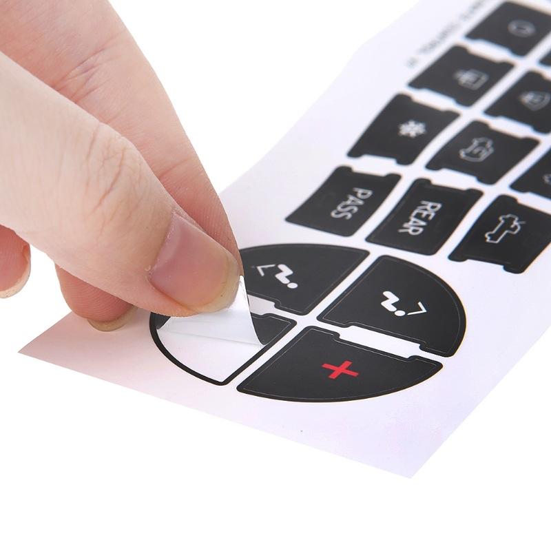 Car Interior Car Button Repair Sticker Key Ac Central Control Sticker Cd Broadcast Audio Button Repair Car Sticker