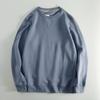 Japanese-Style Spring and Autumn Men's Loose Fit Washed Pure Cotton Terry Cloth Sports Casual Pullover Sweatshirt, Clearance Trendy Brand Top for Men