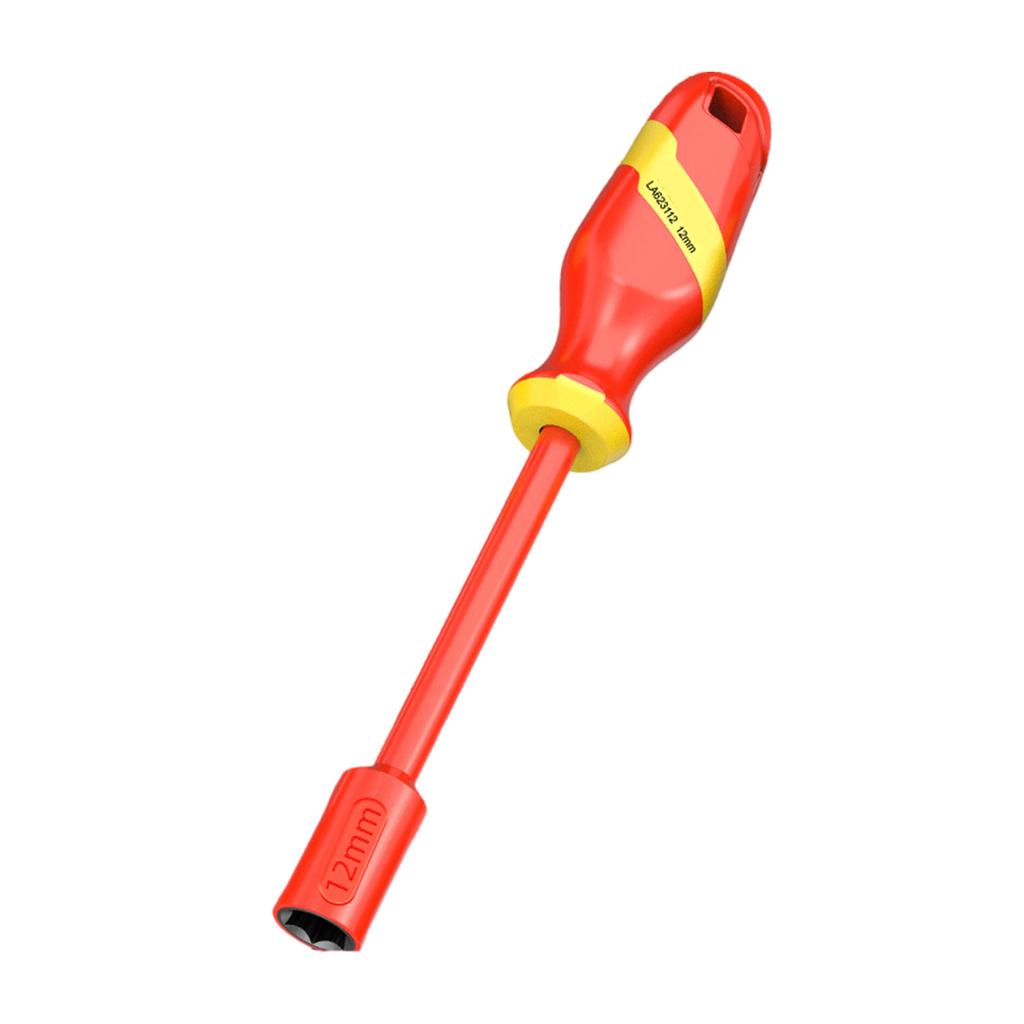 Șurubelniță cu tubulară izolată de înaltă tensiune Mâner izolat pentru lucrări electrice cu coadă hexagonală și mâner antiderapant