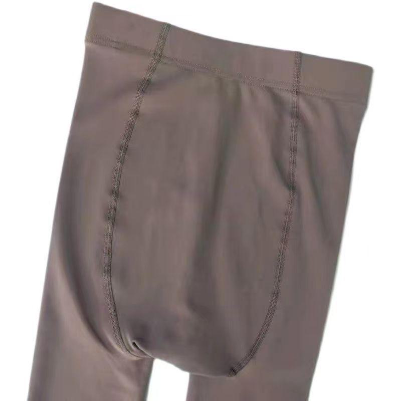Stewardess Gray Sheer Pantyhose: Flesh-Tone, Thin Transparent Leggings for Spring & Autumn Wear