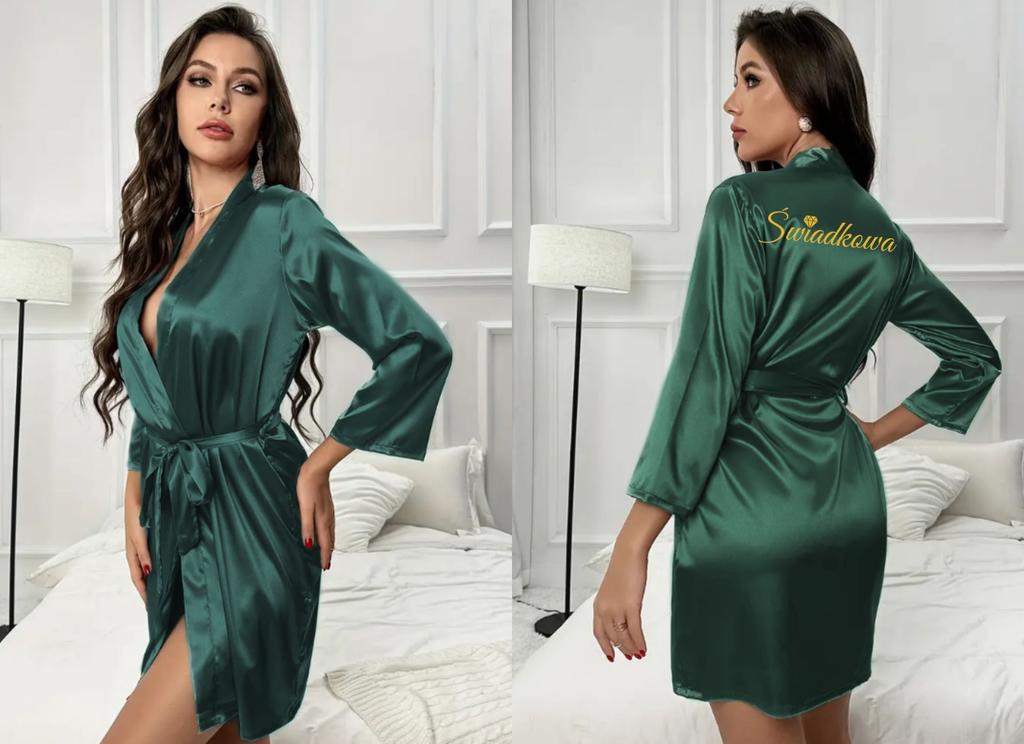 Set of 2 Robes Bride Bridesmaid Wedding Gift Bachelorette Party [Wp-Sz-Z2]