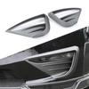 For Tesla Model Y Fog Lamp Spoiler Blade Trim Protective Cover Woof Tooth Wind Knife ABS Decoration Sticker Car Accessories