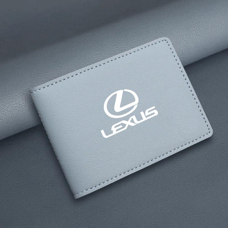 Ultra-Thin Car Driver License Bag ID Card Leather Cover For Lexus F-SPORT ES RX NX LS UX LM LX GX LC RZ IS CT GS RC HS SC TX LBX OM5