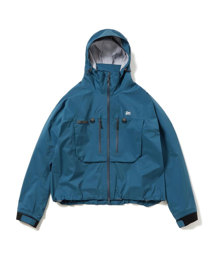 Snow Peak Clinton Rain Jacket Rain Jacket Raincoat INDIGO S EP-JK-26SU001 Men's Women's