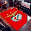 1pc Sport Lisboa E Benfica Print Area Rug - Soft,Washable Non-Slip Indoor Mat for Office Chairs,Living Room,Home Office Decorative Rug