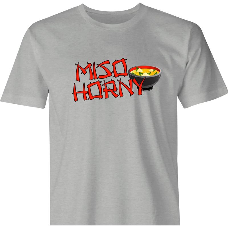 Miso Horny By Bigbadt T Shirt Com Free Usa Shipping Funny Soup Hilarious Japanese Sushi