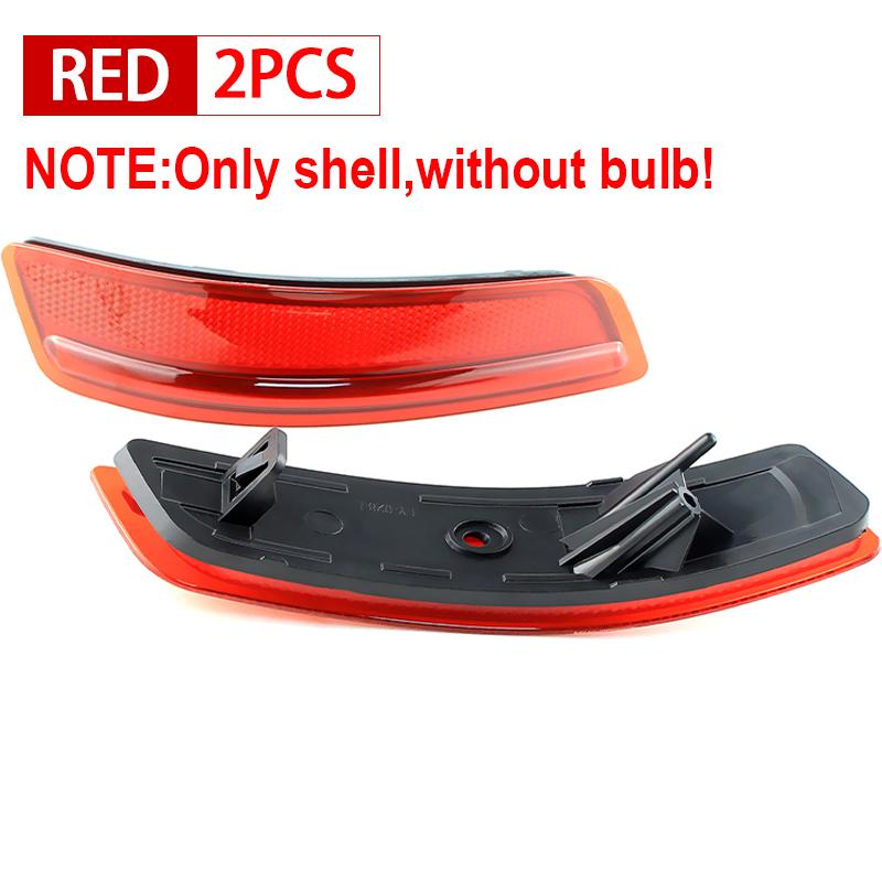 2pcs For Toyota Corolla 2014 2015 2016 Rear Bumper Reflectors Tail Turn Signal Brake Fog Light Shell housing no bulb
