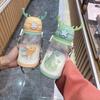600ML Παιδικό μπιμπερό για υπαίθριο σχολείο ταξιδιού Cute Cartoon Animal Baby Water Body with Soulder Strate for Boy Girl