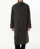 Musinsa Standard Wool Blend Oversized Muff Balmacaan Coat [Khaki Brown]