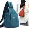 Lässiger kleiner Rucksack mit mehreren Fächern Brusttasche Umhängetasche Große Kapazität Tragbare Aufbewahrungstasche Pendlertasche Geschenke