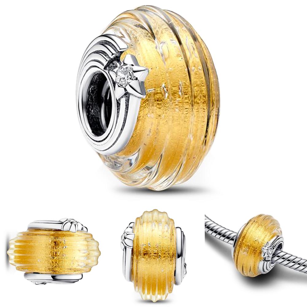 Authentic Original Design Copper Metal Flowers Dolphins Cherries Feathers Glass Bead Components Compatible With Do It Yourself Bracelet High Quality
