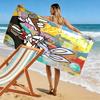 Rich Rabbit 2D Flat Print Beach Towel, Large Soft Quick Dry Towel for Beach Camping SwimmingSSTJ0917304