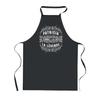 Kitchen Apron - Patricia Goddess Legend - Black - Breton Print - Durable Cotton