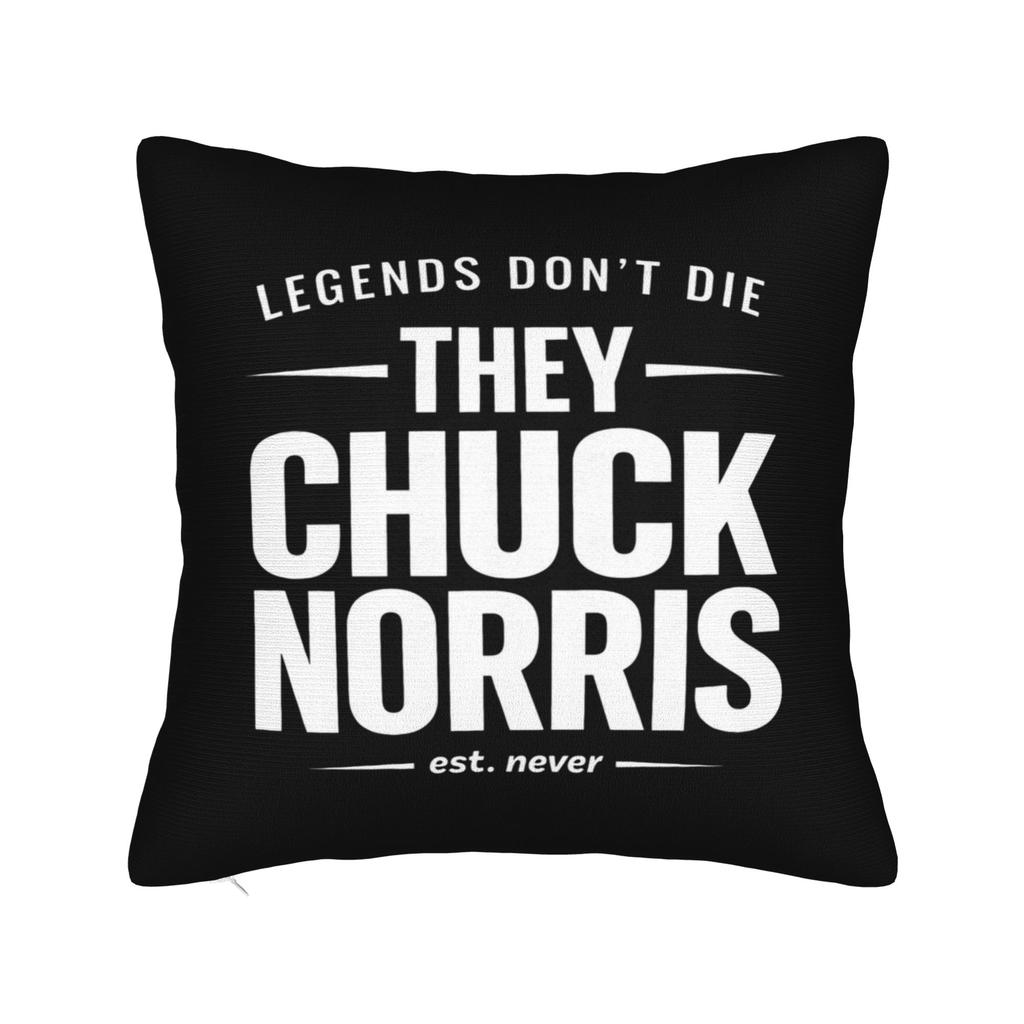 Legens Never Die Chuck Norris Actor Square Pillow Case  Cushion Covers Awesome Decor Throw Pillow Case Cover for Sofa Xcm