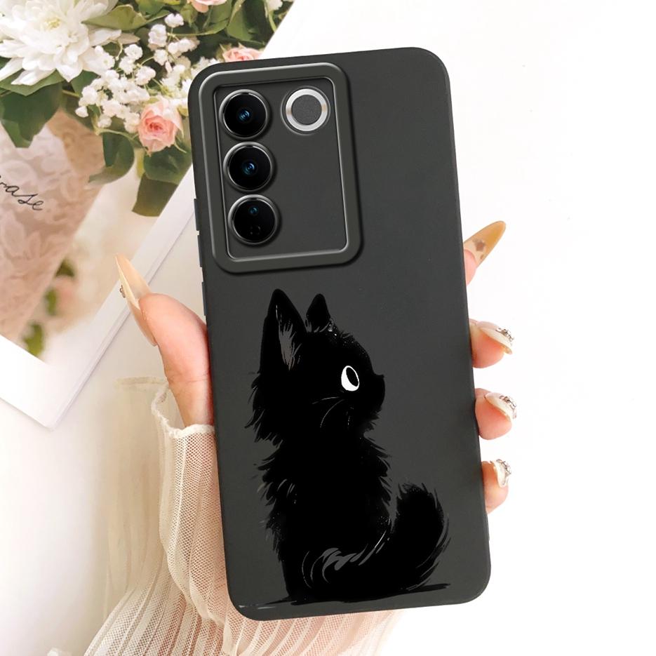 For Vivo V27 Pro Case V2230 Cool Owl Dragon Painted Cover Shockproof Soft TPU Phone Case For Vivo V27e V 27 E VivoV27 Pro Fundas