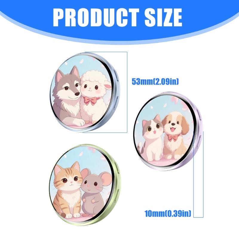 Customizable Electronic Badges Touch Control Animes Themed Backpacks Pin Decorative Accessories for Commuting Travel and School