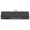 Für Surface Dock 5 in 1 5 Gbps Speicherkartenleser 4K Auflösung Aluminium Shell Hot Swap USB3.0 Hub
