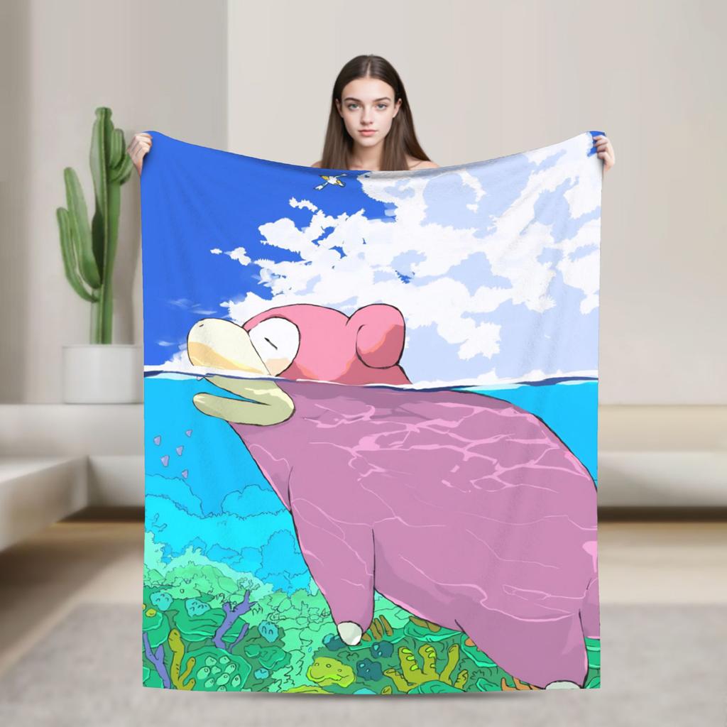 Flegmon Langsam Machen Warme Decke Picknick Plüsch Überwurfdecke Lustig Wohnzimmer Flanel Tagesdecke Sofabettbezug