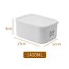 ZISIZ Sealed Plastic Food Storage Container Set