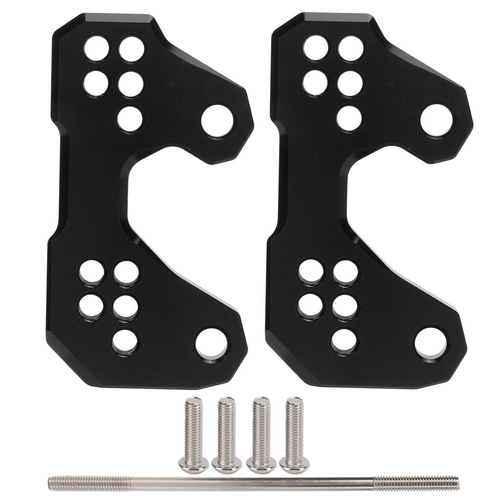 2 pièces Repose-pieds Passager Arrière Support Alliage d'Aluminium CNC Remplacement pour YZF R3 MT25 MT03