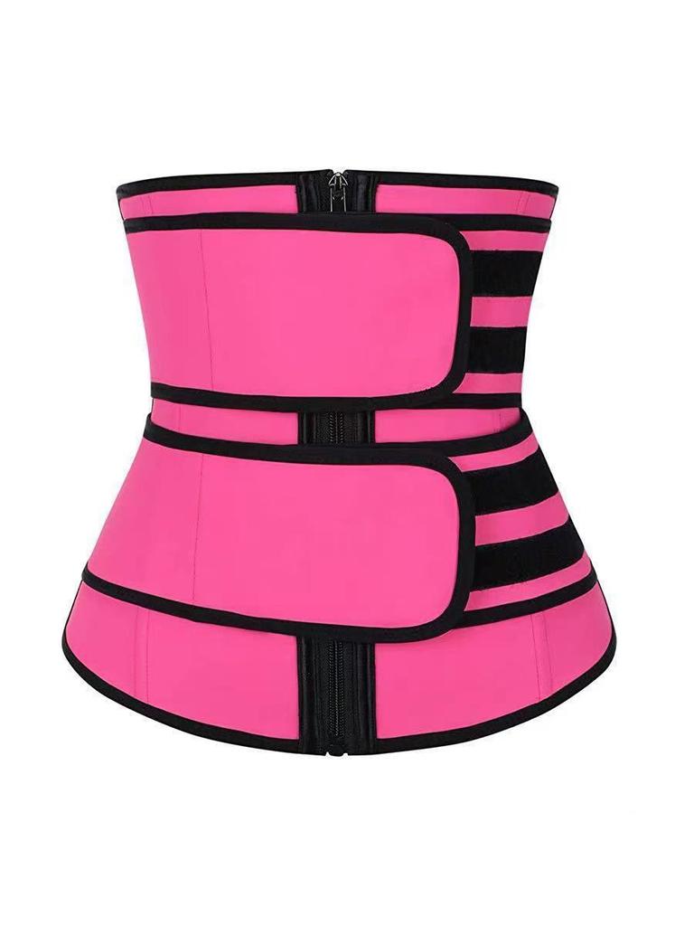 Damen Neopren Taillentrainer - Reißverschluss Bauchkontrolle Bodyformer für Sport und Schönheit
