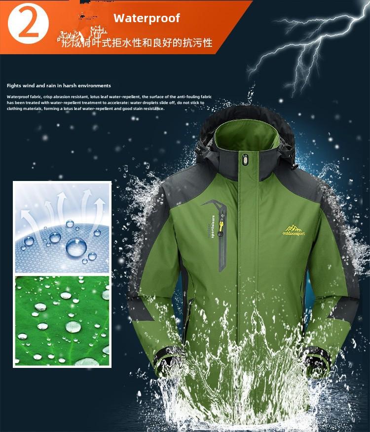 Thin Outdoor Windbreaker Jacket with Logo – Ideal for Spring & Autumn Sports or Workwear