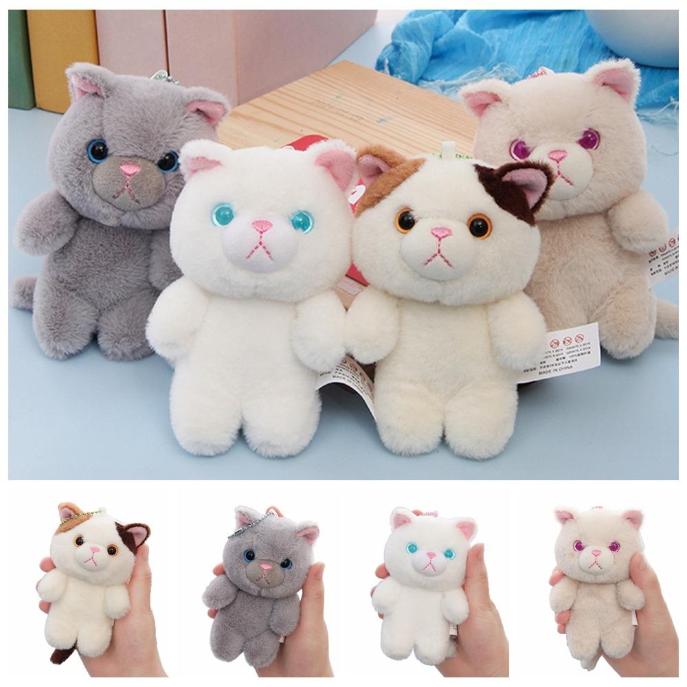 Cartoon Plush Cat Keychain Meow Plush Cat Doll Pendant Cat Plush Keyring Christmas Gift