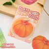 Bulk 30 Cute Food Themed Mini Sticky Notes, DIY Self-Adhesive Memo Pads with Simulated Fruit Vegetable Prints
